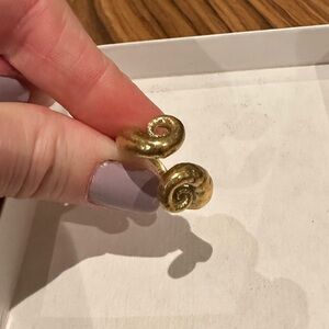 Mignon Faget Spiral Shell Ring - size 5.75 - Brass
